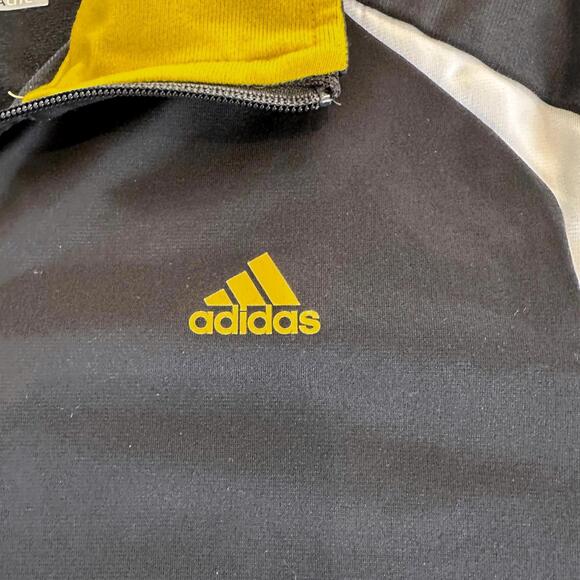 Adidas Men's ClimaLite Black & Yellow Jacket - Large - Picture 3 of 9